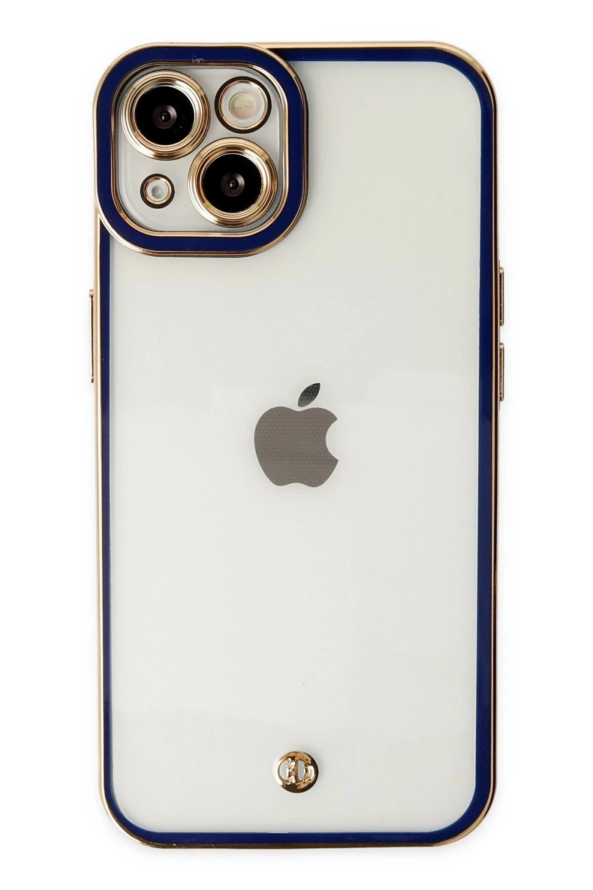 Mey İthalat® iPhone 14 Plus Kılıf Liva Lens Silikon - Mavi