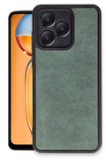Mey İthalat® Realme Note 50 4G Kılıf Aras Deri Kapak - Koyu Yeşil