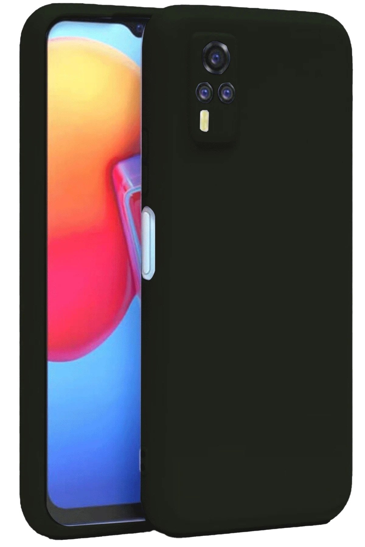 Mey İthalat® Vivo Y53S Kılıf Nano içi Kadife Silikon - Siyah