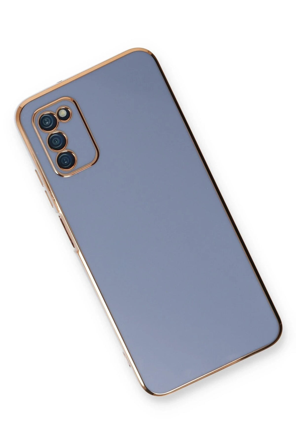 Mey İthalat® Samsung Galaxy A03S Kılıf Volet Silikon - Mavi