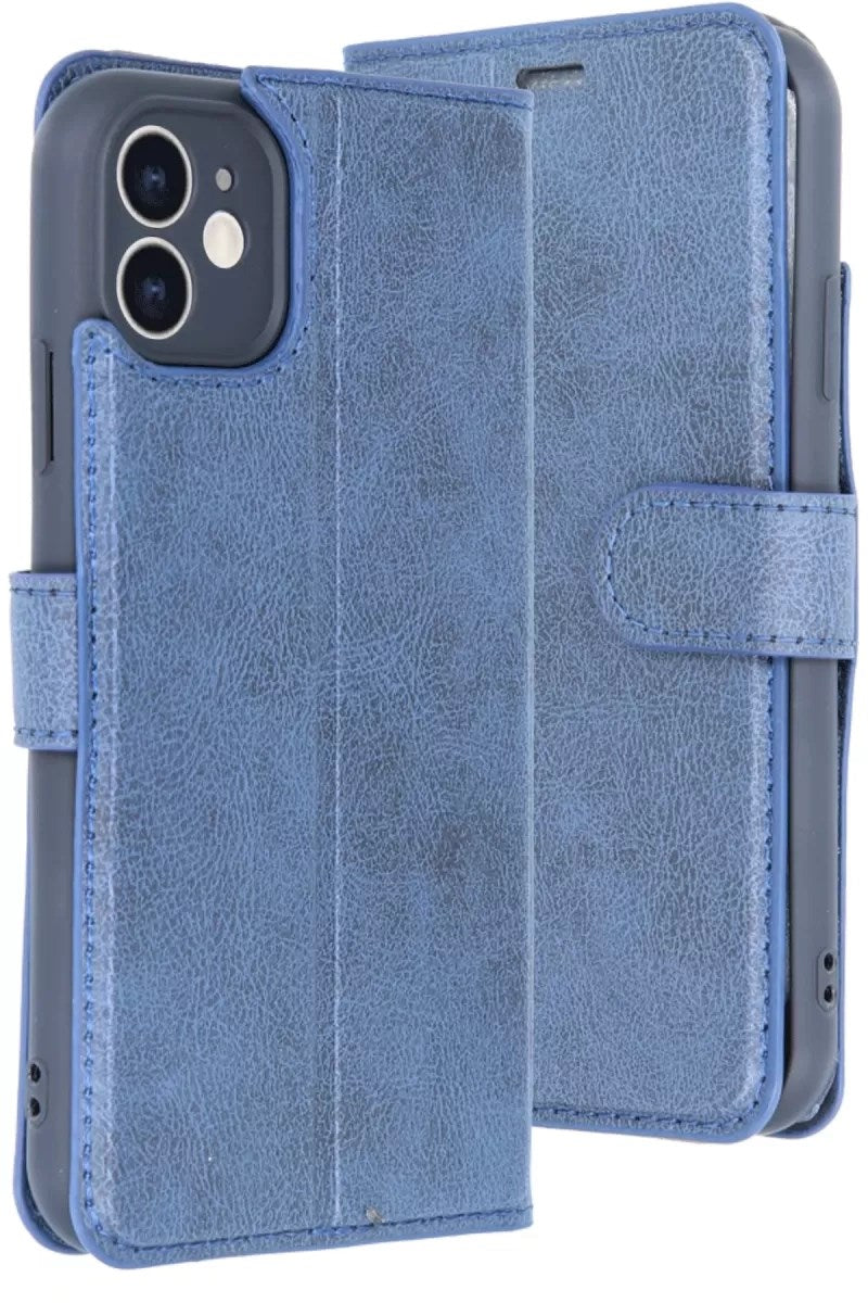 Mey İthalat® iPhone 11 Kılıf Trend S Plus Kapaklı Kılıf - Lacivert
