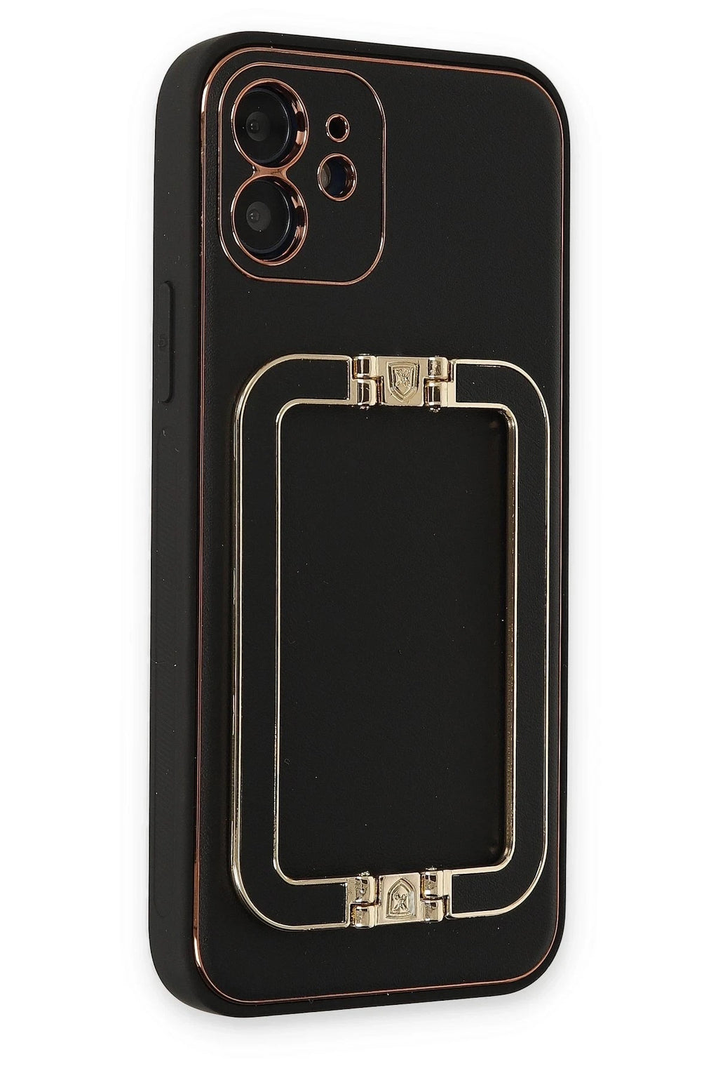 Mey İthalat® iPhone 12 Kılıf Coco Elit Kapak - Siyah