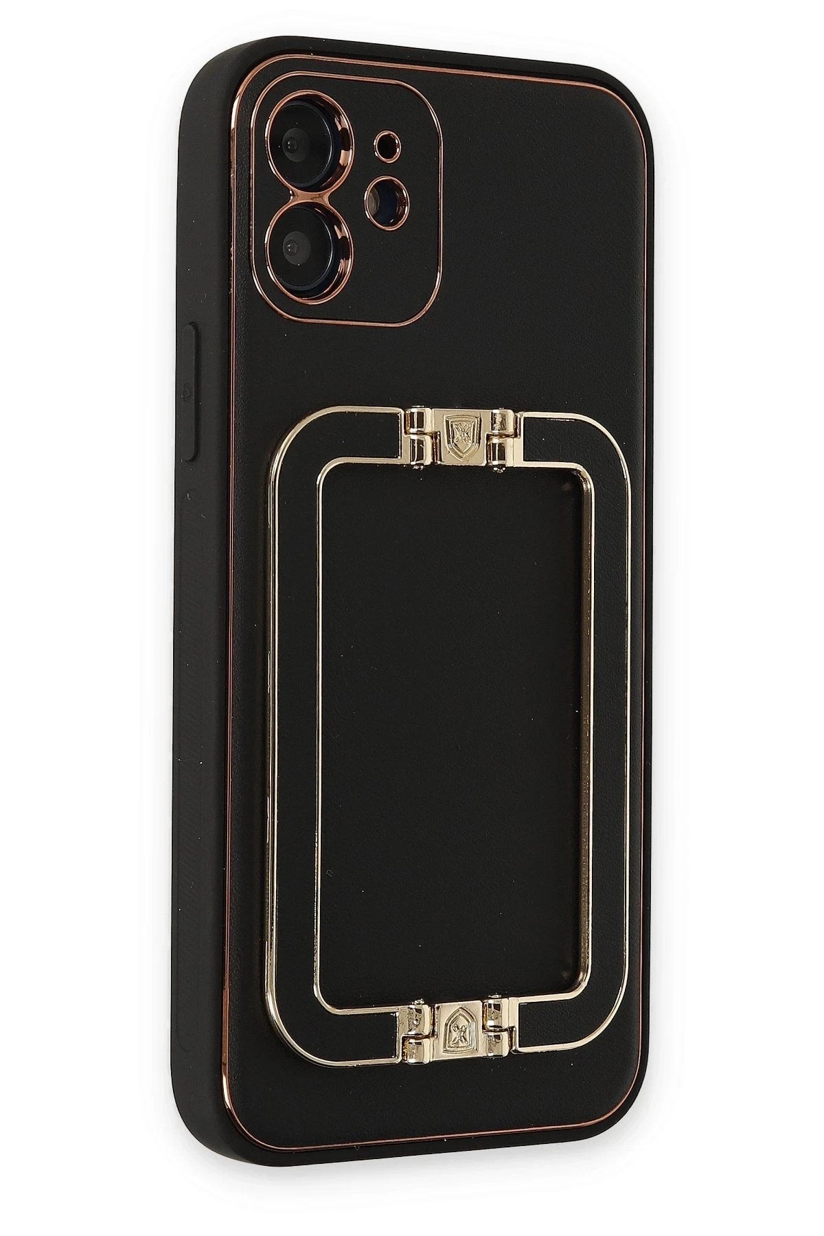 Mey İthalat® iPhone 12 Kılıf Coco Elit Kapak - Siyah