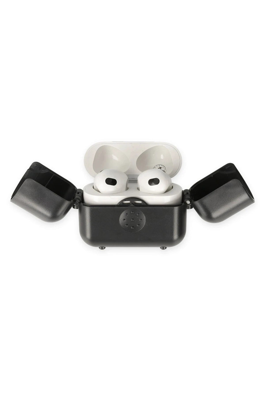 Mey İthalat® Airpods 3 (3.nesil) Basmalı Kılıf - Siyah