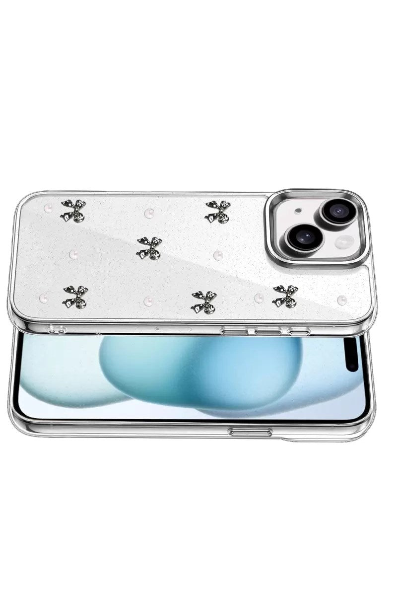 Mey İthalat® iPhone 14 Fiyonk Desenli Kapak - Desen 8