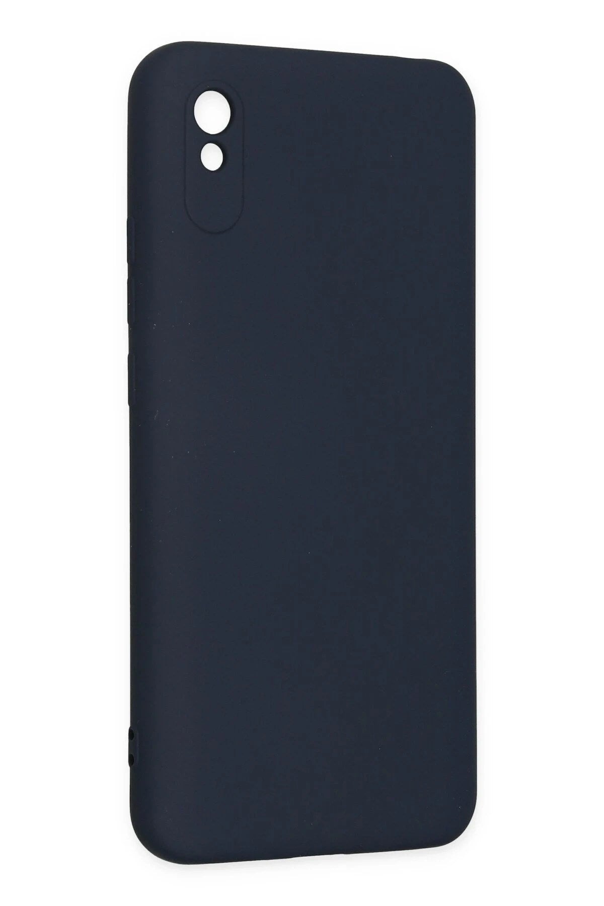 Mey İthalat® Redmi 9A Kılıf Nano içi Kadife Silikon - Lacivert