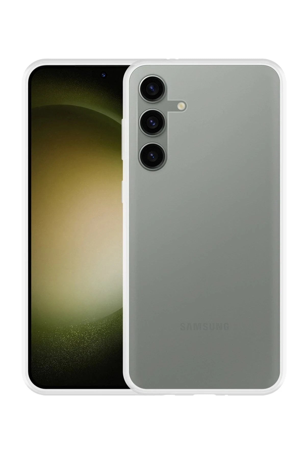 Mey İthalat® Samsung Galaxy S24 Plus Kılıf Lüx Şeffaf Silikon