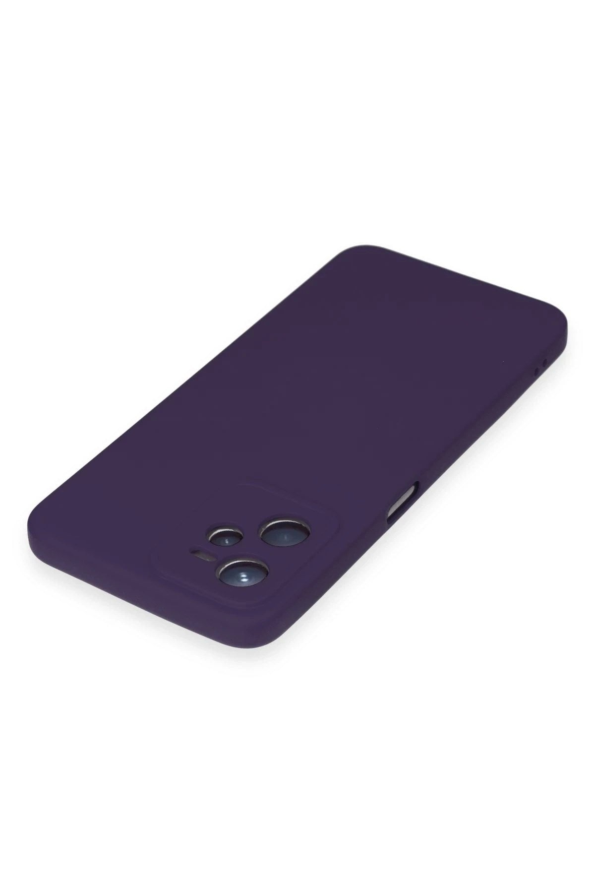 Mey İthalat® Realme C35 Kılıf Nano içi Kadife Silikon - Mor
