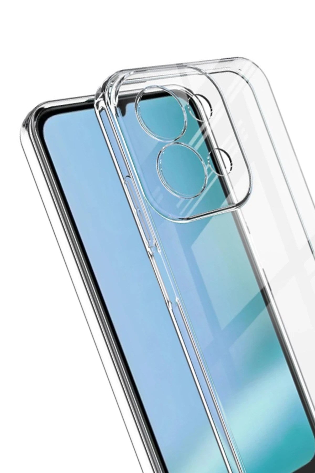 Mey İthalat® Redmi 15C 4G Lüx Şeffaf Silikon - Şeffaf