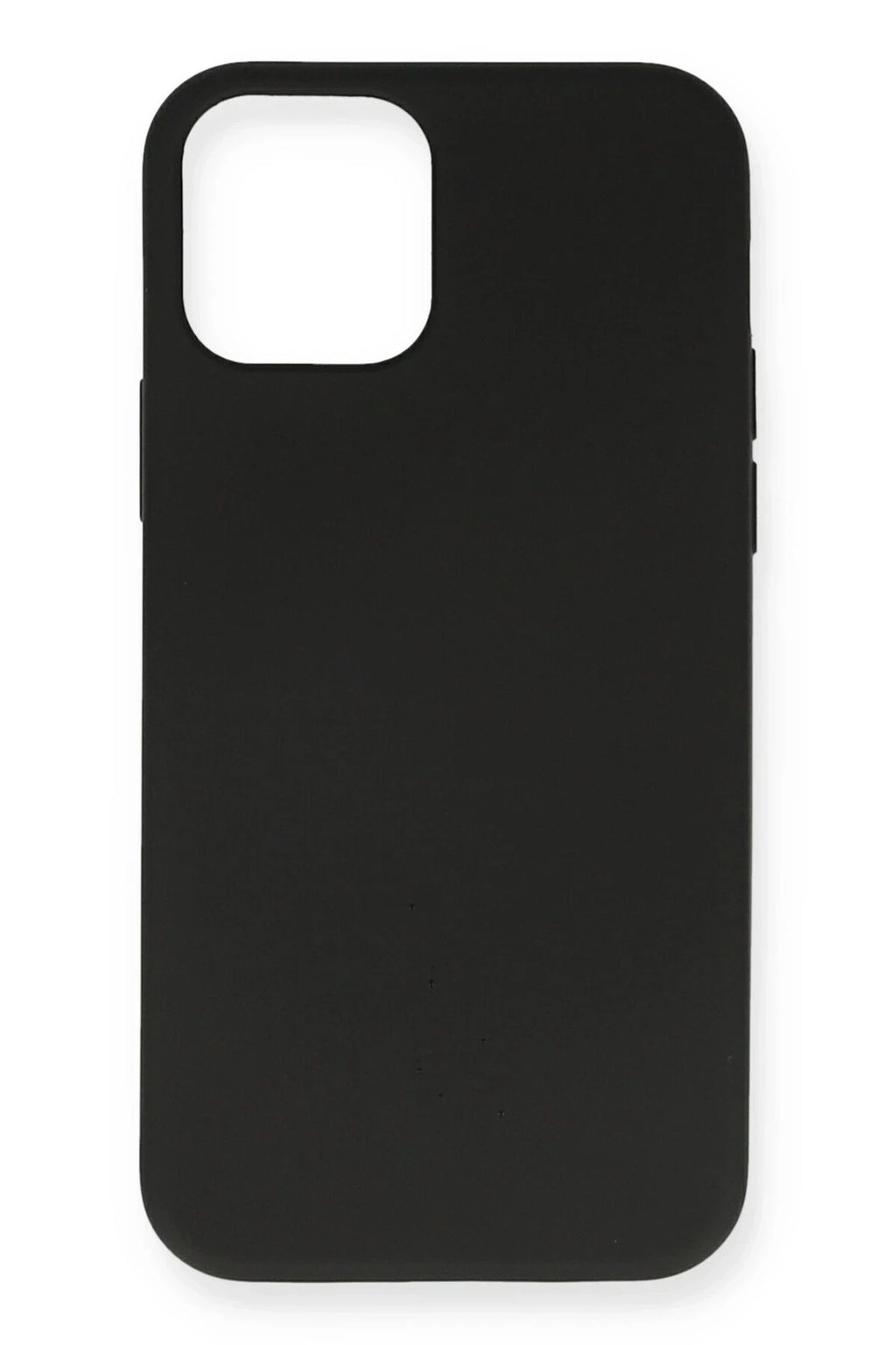 Mey İthalat® iPhone 12 Kılıf Nano içi Kadife Silikon- Siyah