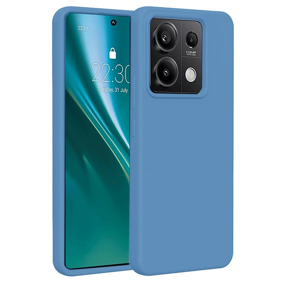 Mey İthalat® Redmi Note 13 Pro 5G Kılıf First Silikon - Mavi
