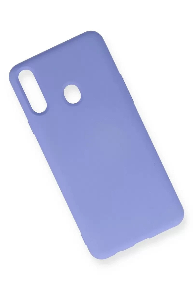 Mey İthalat® Samsung Galaxy A20S Kılıf Nano içi Kadife Silikon - Lila