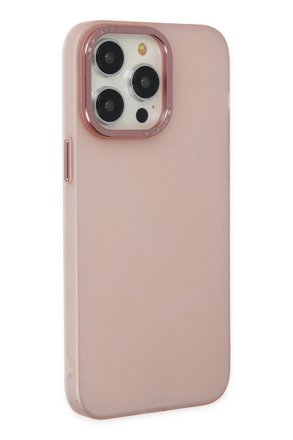 Mey İthalat® iPhone 13 Pro Max Kılıf Modos Metal Kapak - Pembe