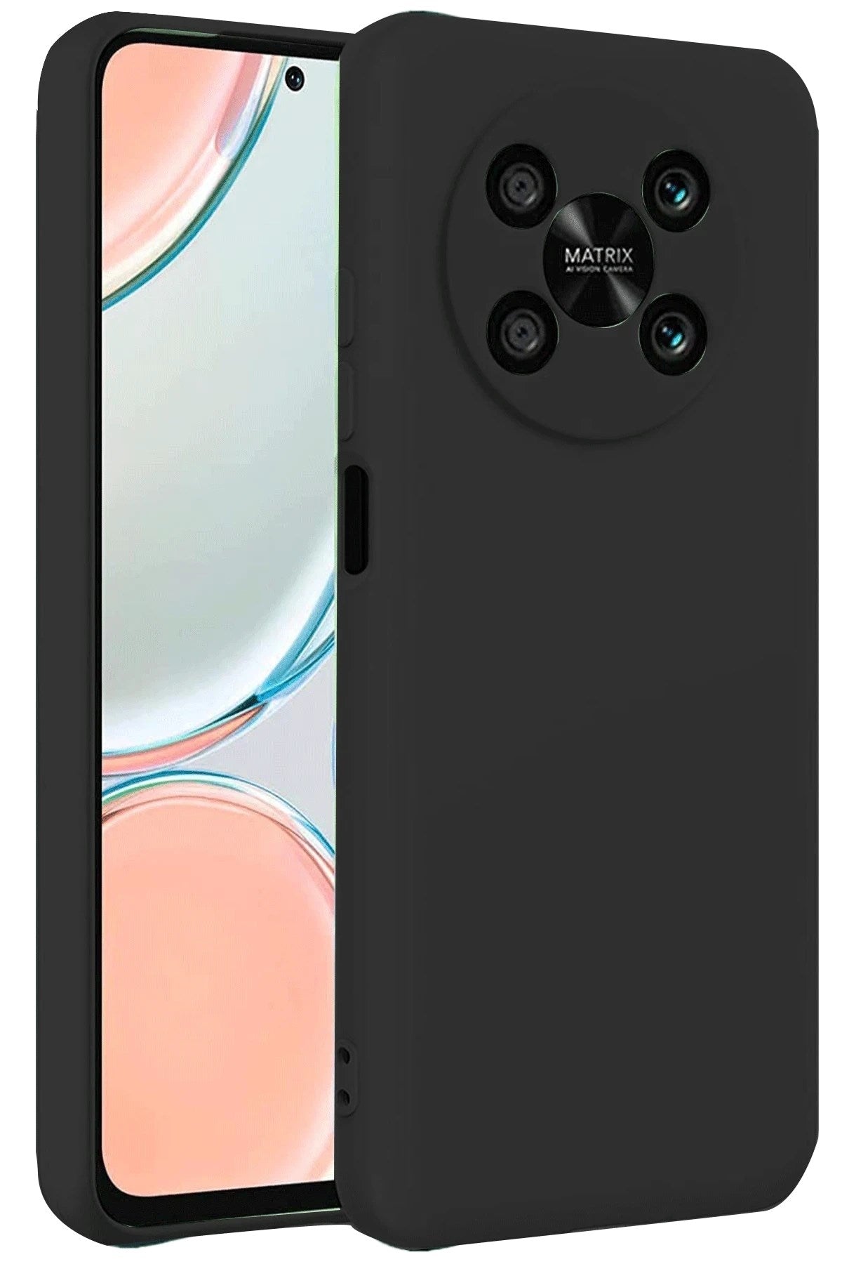 Mey İthalat® Huawei Nova Y90 Kılıf First Silikon - Siyah