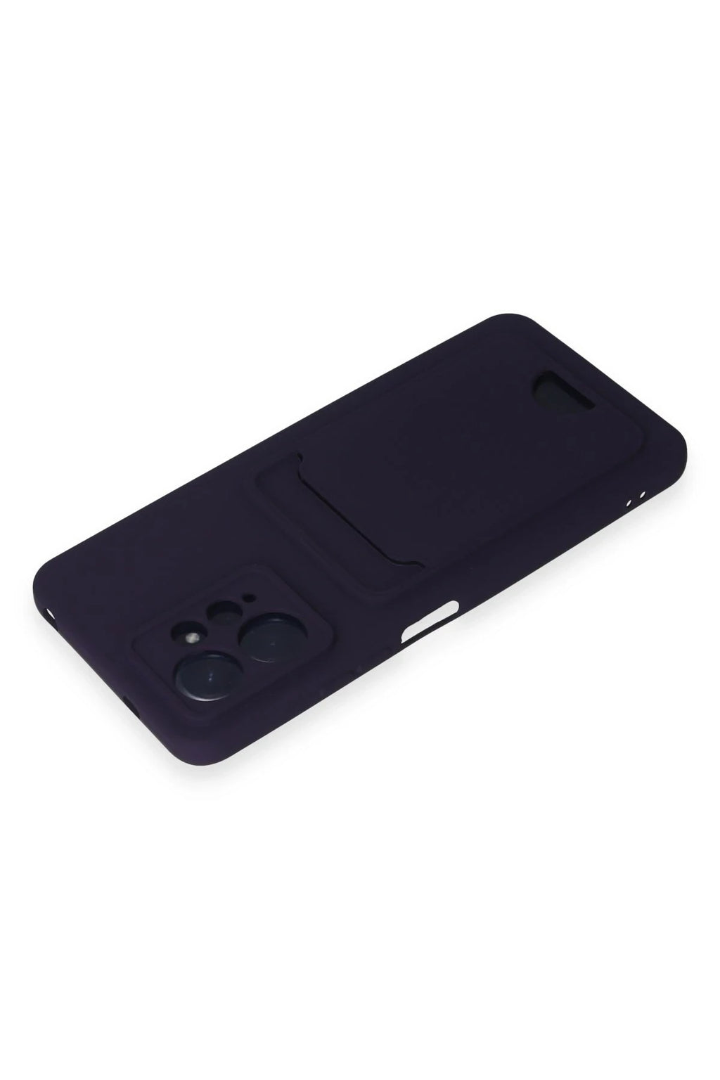 Mey İthalat® Redmi Note 12 4G Kılıf Kelvin Kartvizitli Silikon - Derin Mor