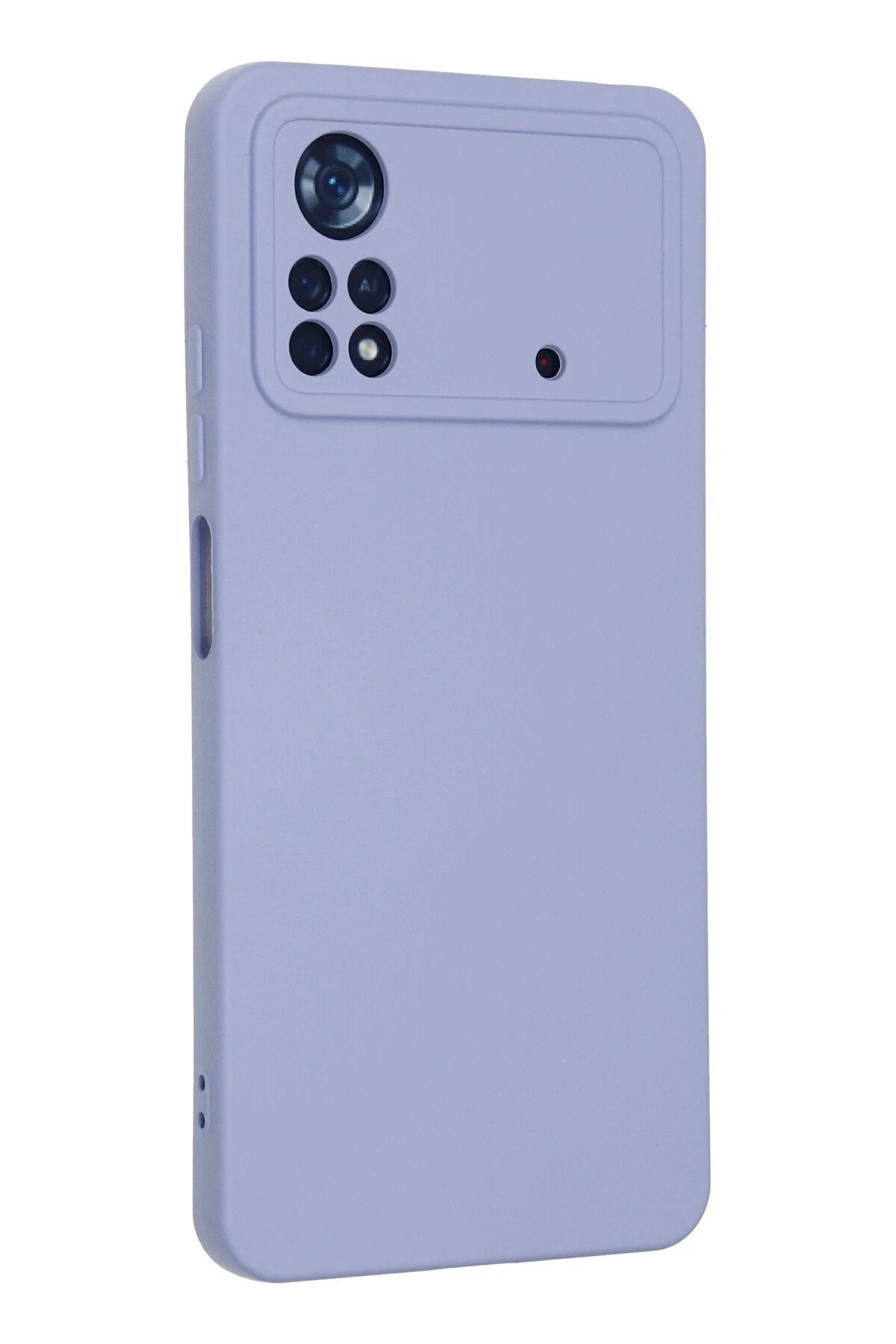 Mey İthalat® Poco X4 Pro 5G Kılıf Nano içi Kadife Silikon - Lila