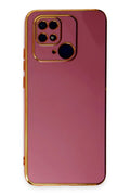 Mey İthalat® Redmi 10C Kılıf Volet Silikon - Kırmızı