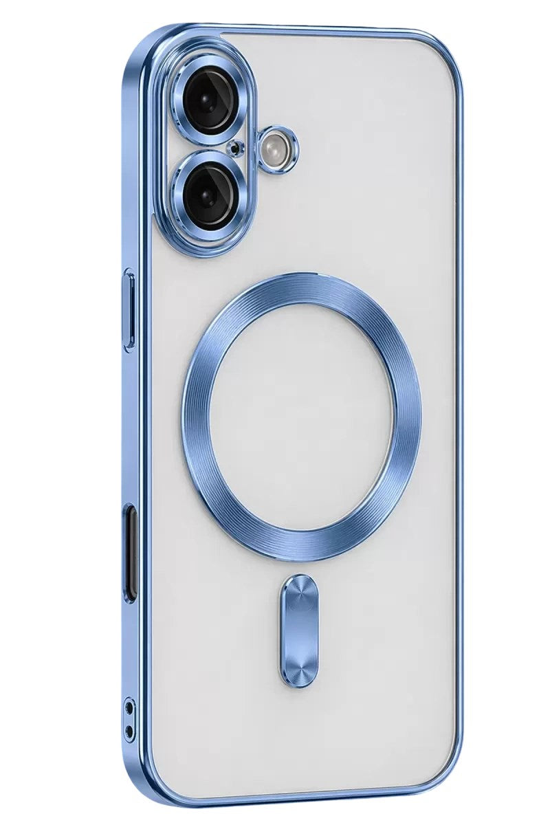 Mey İthalat® iPhone 16 Kılıf Kross Magneticsafe Kapak - Sierra Blue