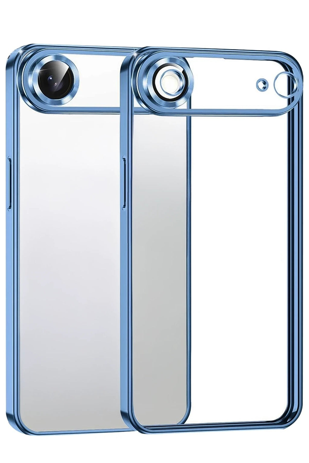 Mey İthalat® iPhone 17 Air Lensli Silikon - Açık Mavi