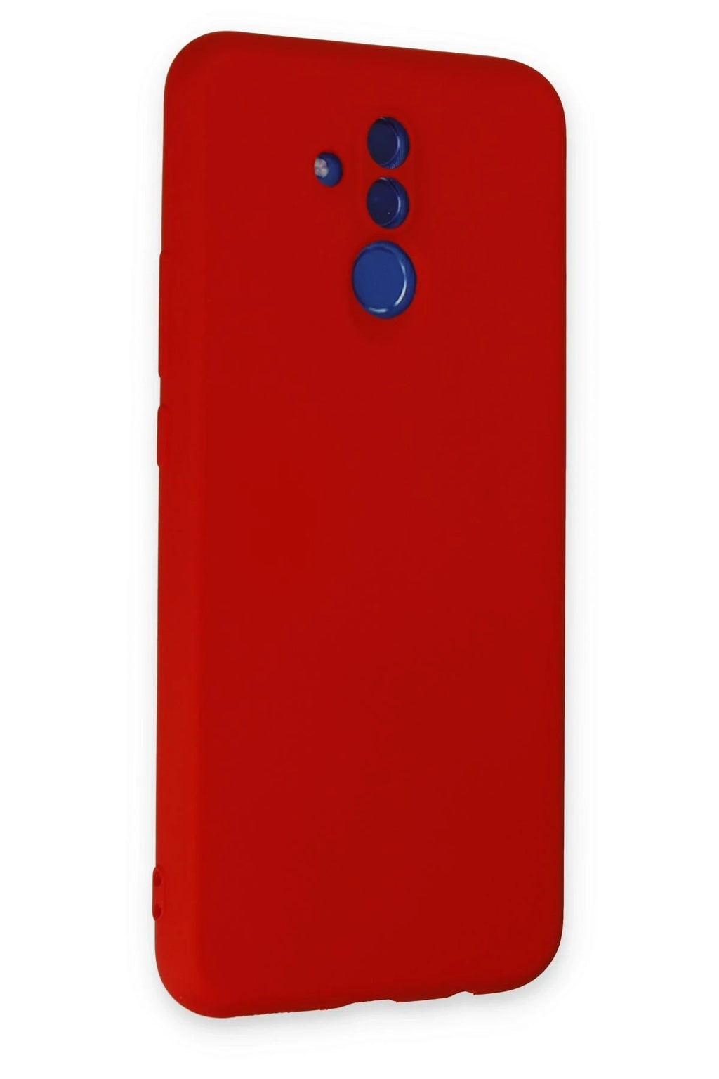 Mey İthalat® Huawei Mate 20 Lite Kılıf Nano içi Kadife Silikon - Kırmızı