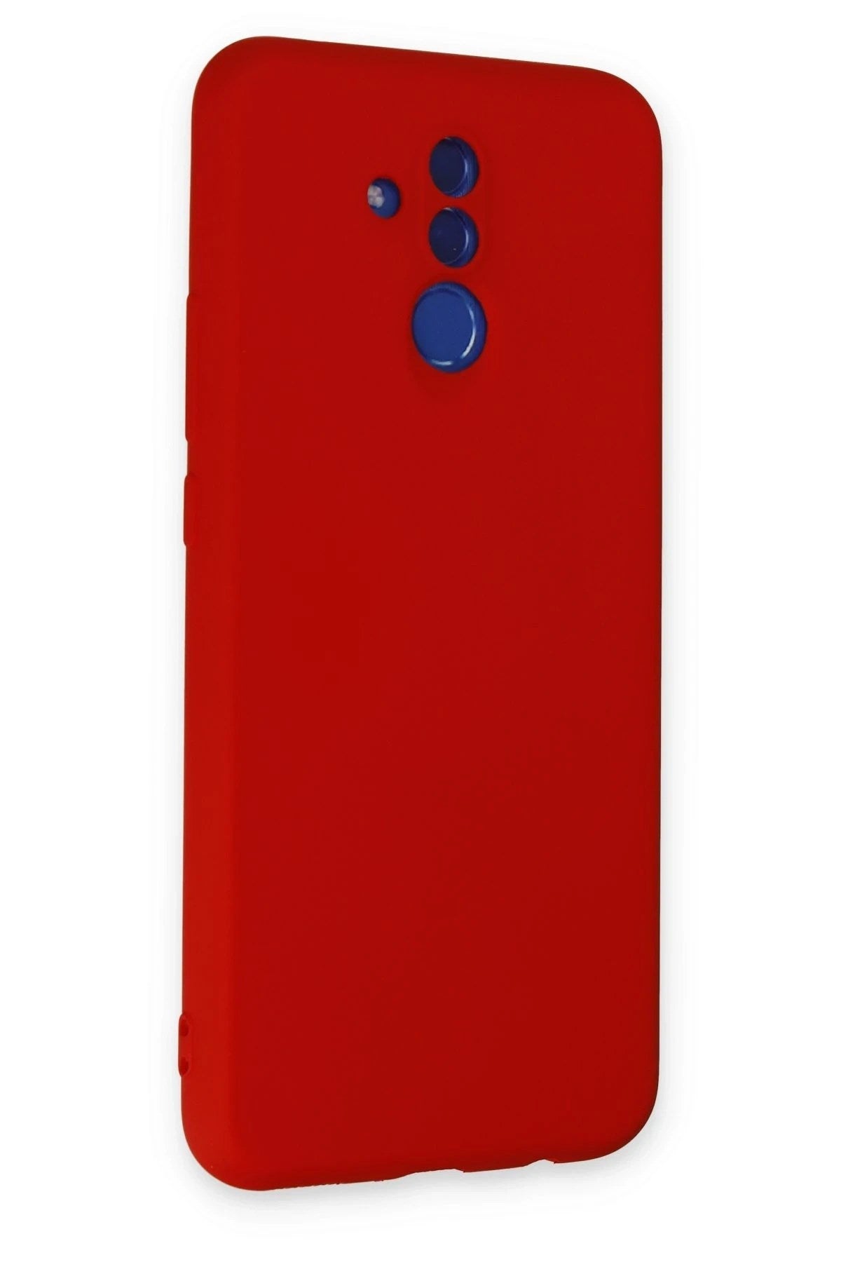 Mey İthalat® Huawei Mate 20 Lite Kılıf Nano içi Kadife Silikon - Kırmızı