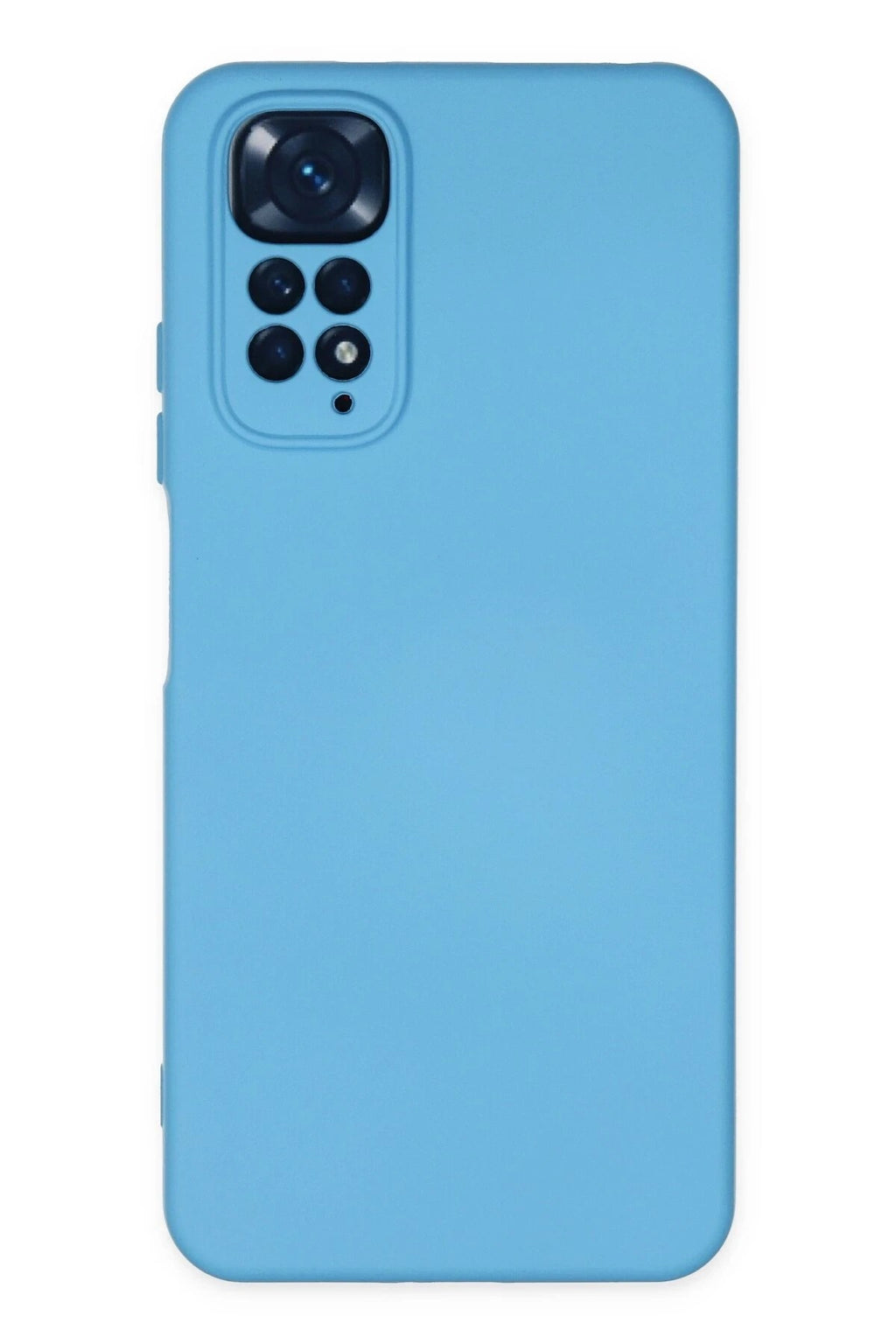 Mey İthalat® Redmi Note 11 Kılıf Nano içi Kadife Silikon - Mavi