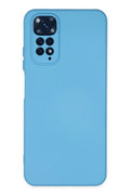 Mey İthalat® Redmi Note 11 Kılıf Nano içi Kadife Silikon - Mavi
