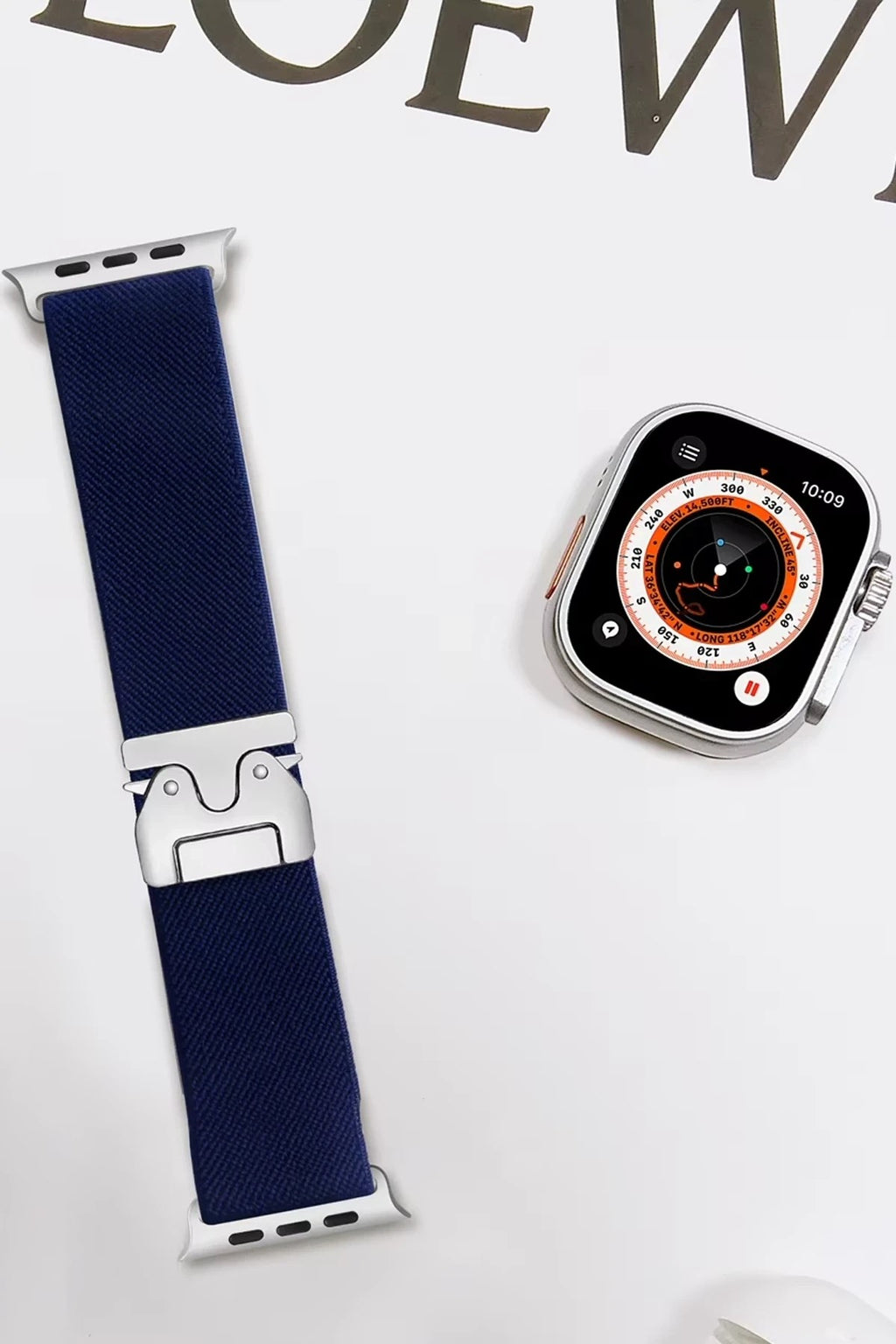Mey İthalat® Watch 42mm Forest Kumaş Kordon - Lacivert
