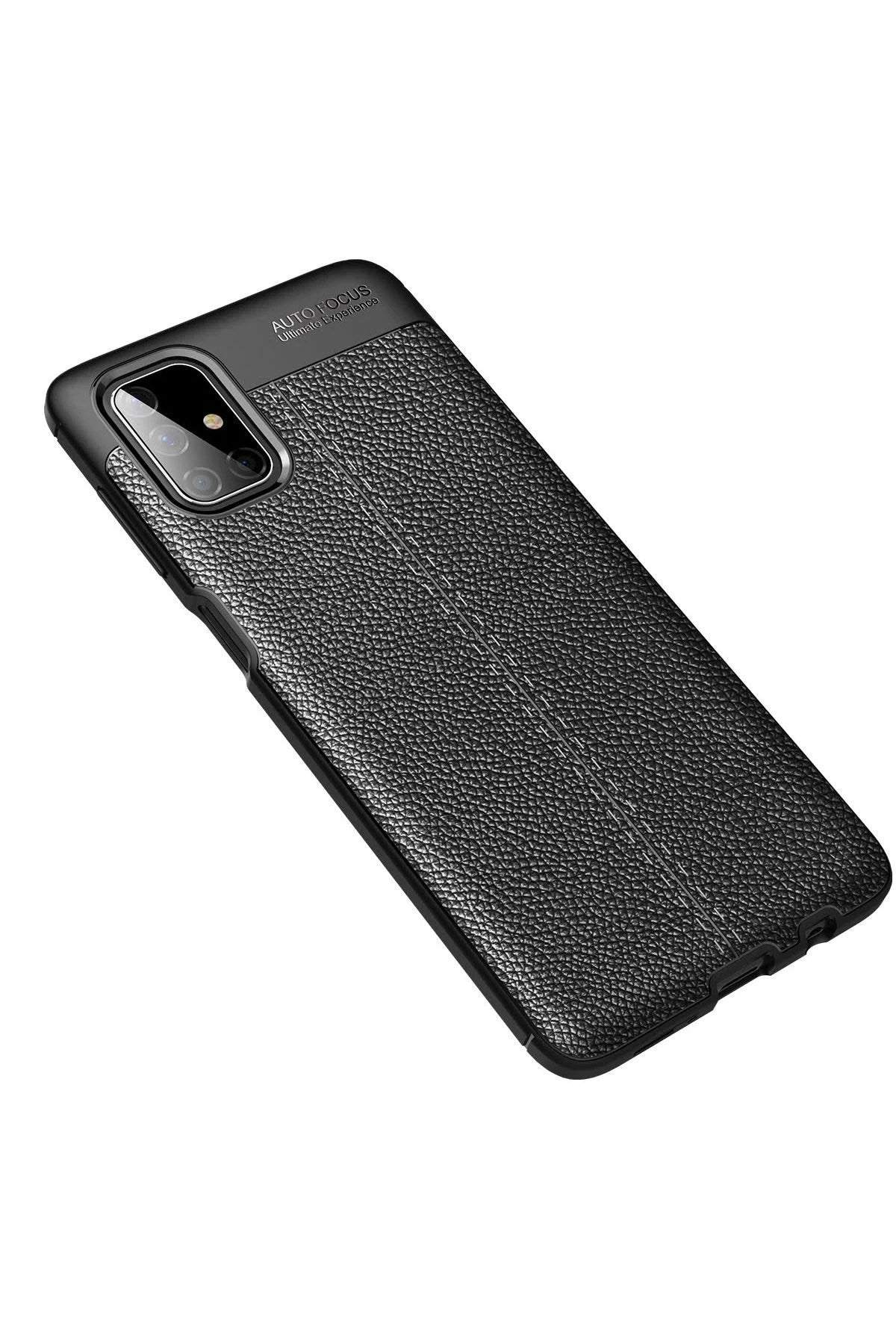 Mey İthalat® Samsung Galaxy M51 Kılıf Auto Focus Kapak - Siyah
