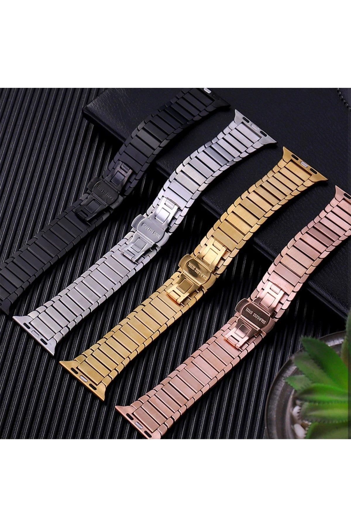 Mey İthalat® Watch 42mm KR413 Fine Steel Kordon - Gold