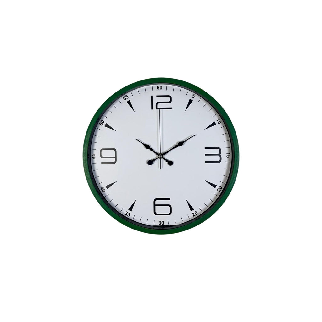 Yeşil Aura 36 Cm Standart Duvar Saati