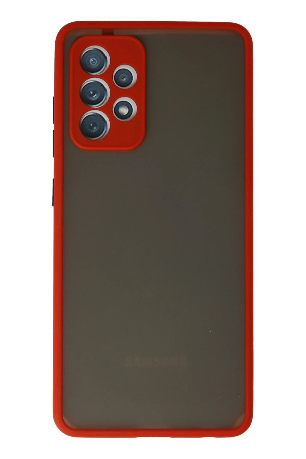 Mey İthalat® Samsung Galaxy A52 Kılıf Montreal Silikon Kapak - Kırmızı