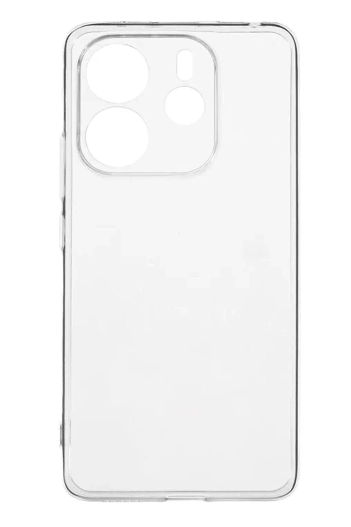 Mey İthalat® Redmi Note 14 4G Kılıf Lüx Şeffaf Silikon