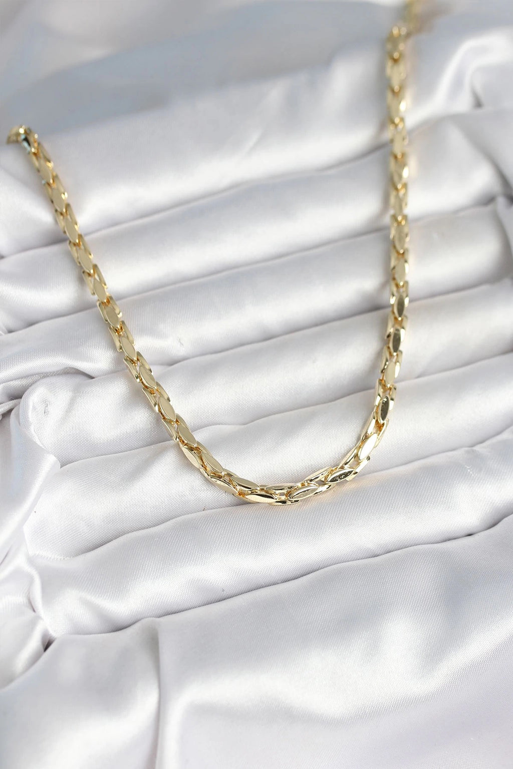 Mey İthalat® Pirinç Gold Renk 60 cm Zincir Kadın Kolye
