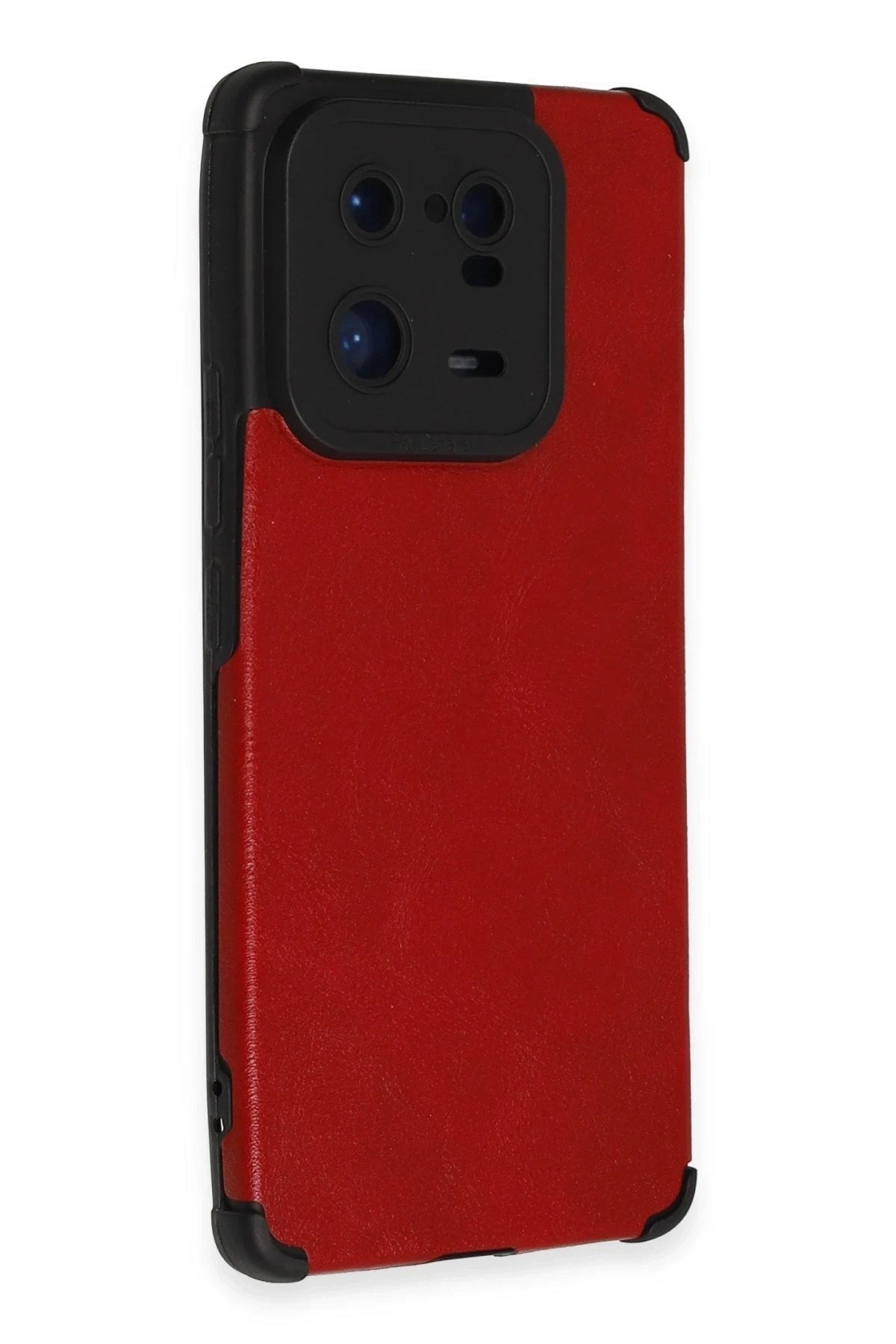 Mey İthalat® Mi 13 Pro Kılıf Loop Deri Silikon - Kırmızı