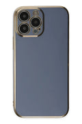 Mey İthalat® iPhone 15 Pro Max Kılıf Volet Silikon - Mavi