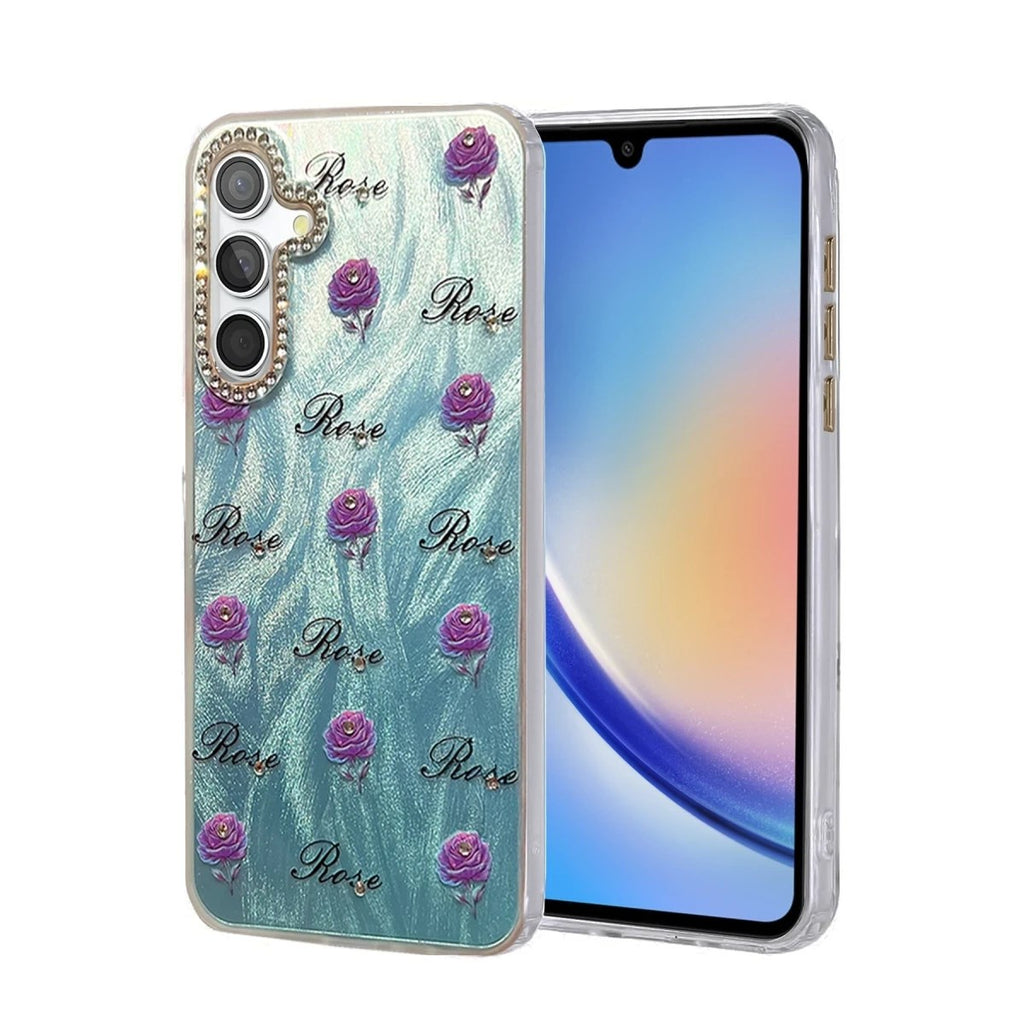 Mey İthalat® Samsung Galaxy A34 5G Kılıf Blade Aynalı Desenli Kapak - Desen 9