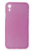 Mey İthalat® iPhone XR Kılıf PP Ultra İnce Kapak - Pembe