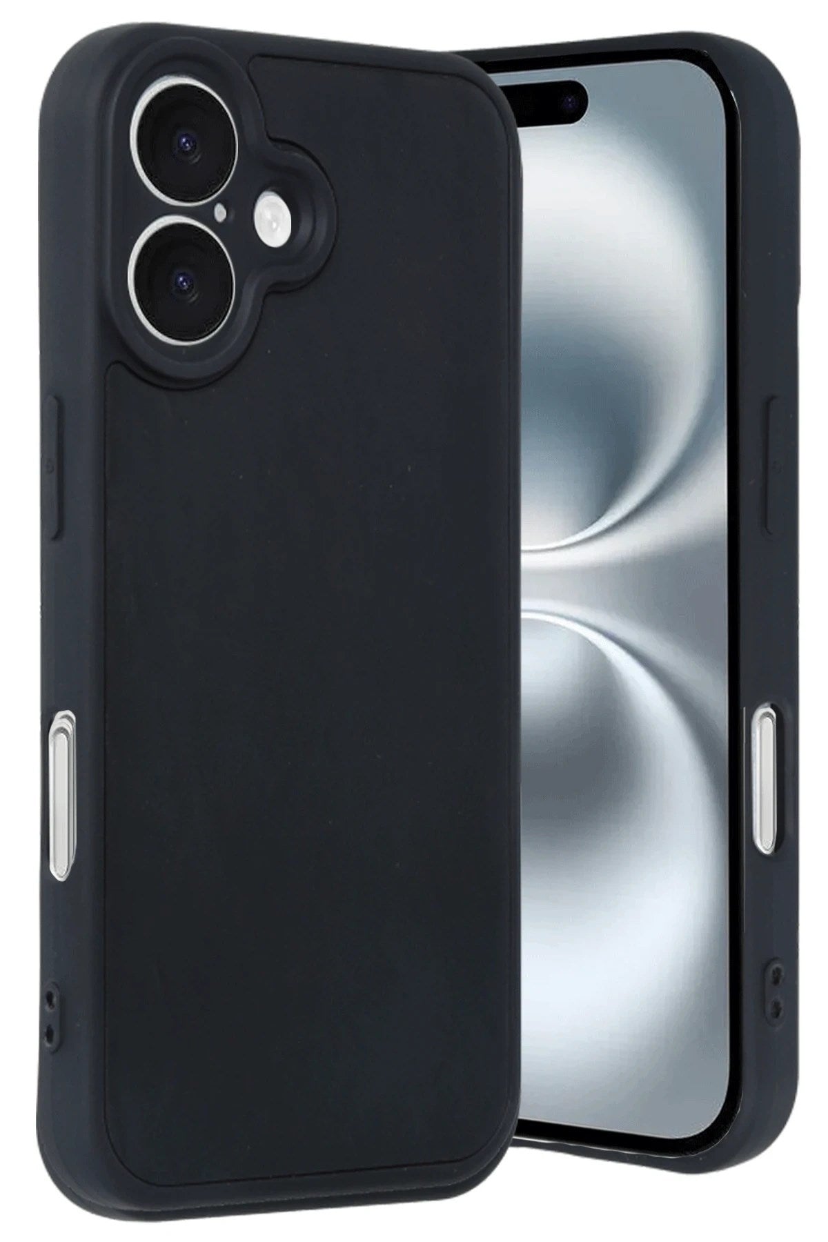 Mey İthalat® iPhone 16 Kılıf Aras Deri Kapak - Siyah