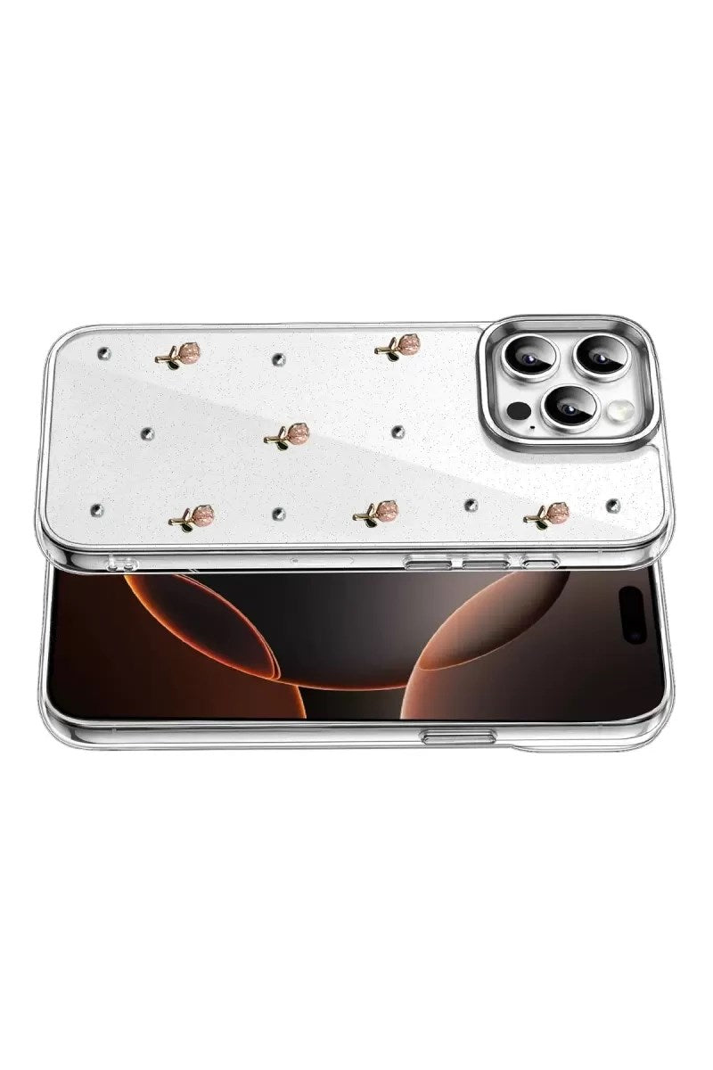 Mey İthalat® iPhone 15 Pro Max Fiyonk Desenli Kapak - Desen 6