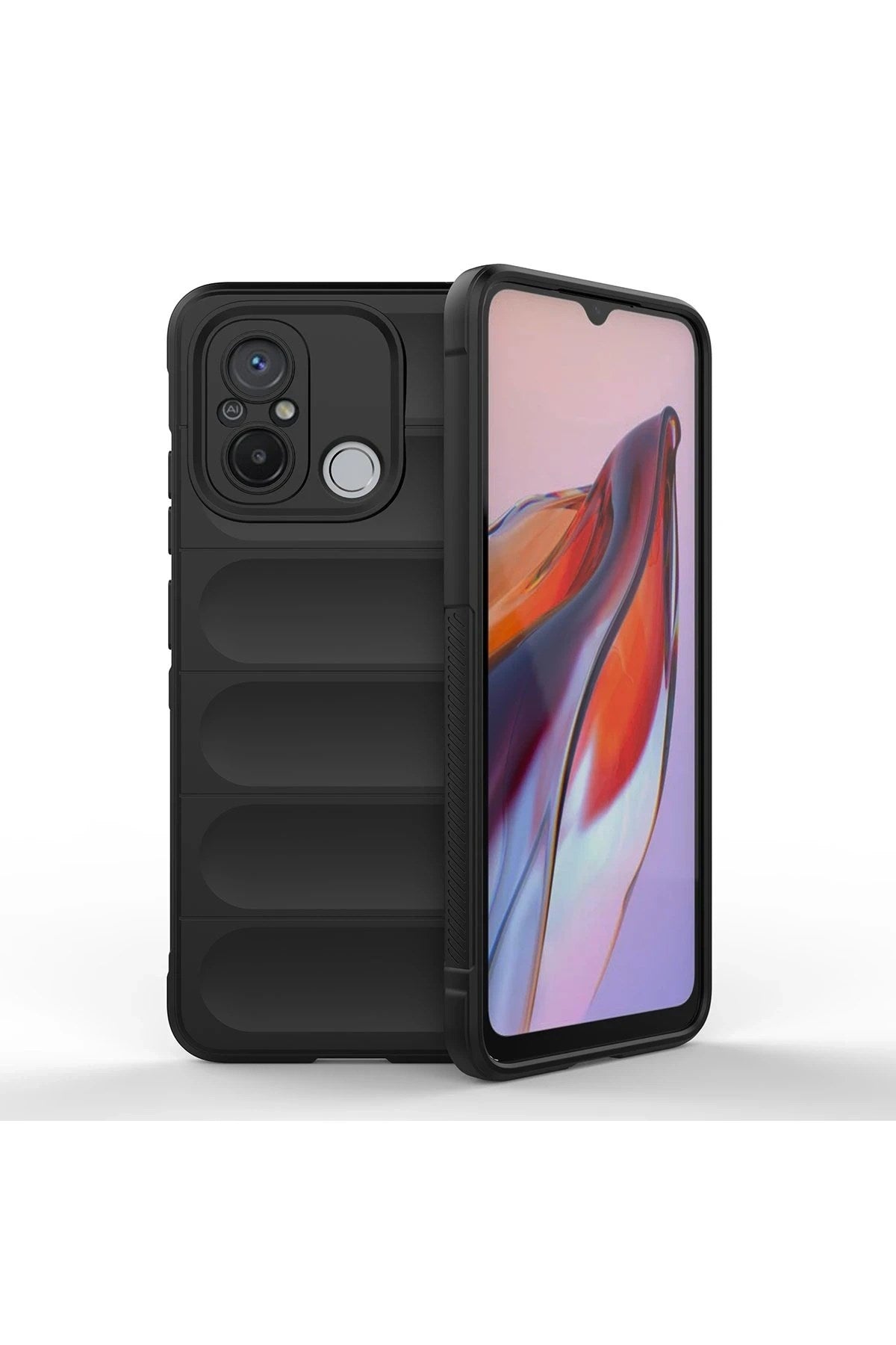 Mey İthalat® Redmi 12C Kılıf Optimum Silikon - Siyah