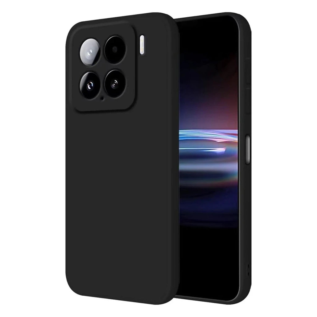 Mey İthalat® Mi 15 Kılıf Nano içi Kadife Silikon - Siyah