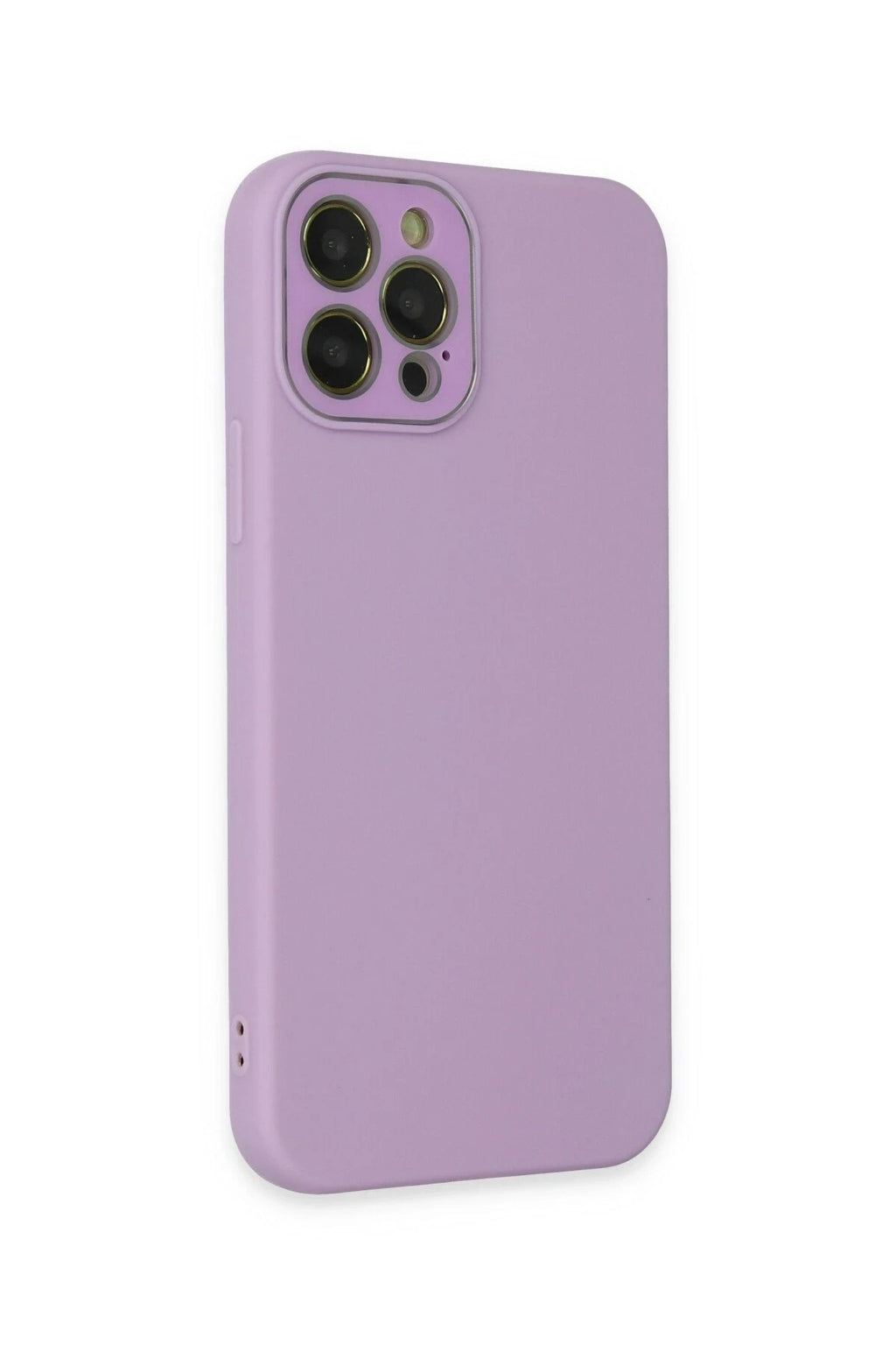 Mey İthalat® iPhone 12 Pro Max Kılıf Lansman Glass Kapak - Lila