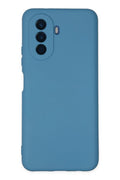 Mey İthalat® Huawei Nova Y70 Kılıf Nano içi Kadife Silikon - Mavi