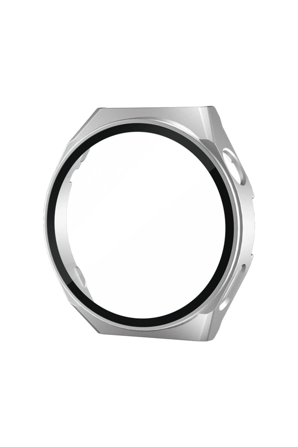 Mey İthalat® Huawei Watch GT3 46mm Dota Camlı Kasa Ekran Koruyucu - Gümüş