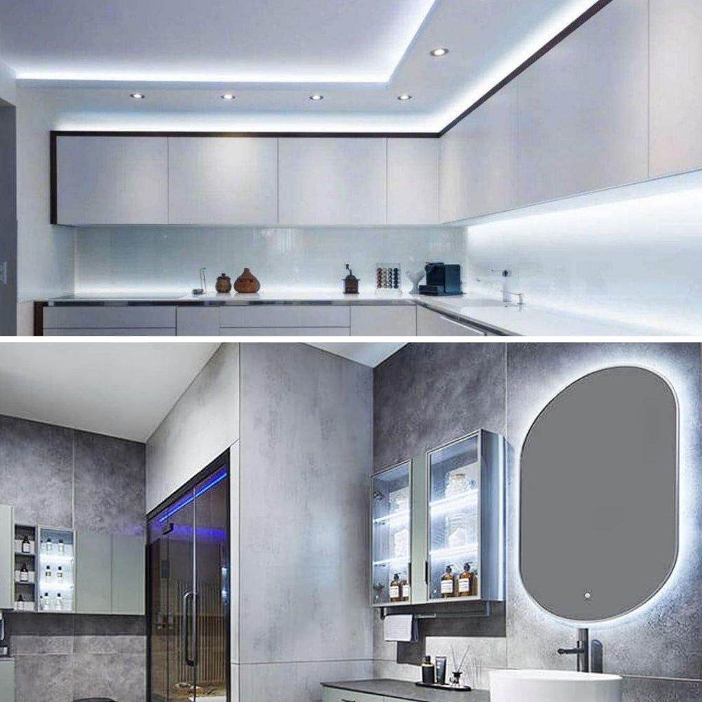 Beyaz LED Şerit 5m – 60 LED/m 12V 14.4W Güçlü 3 Çipli Işık Şerit Led