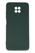 Mey İthalat® Redmi Note 9 5G Kılıf Nano içi Kadife Silikon - Koyu Yeşil