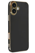 Mey İthalat® iPhone 16 Kılıf Volet Silikon - Siyah
