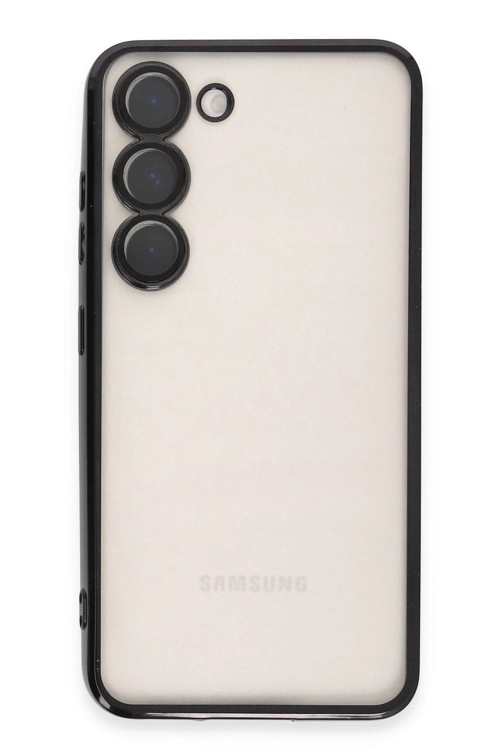 Mey İthalat® Samsung Galaxy S24 Kılıf Lensli Silikon - Siyah