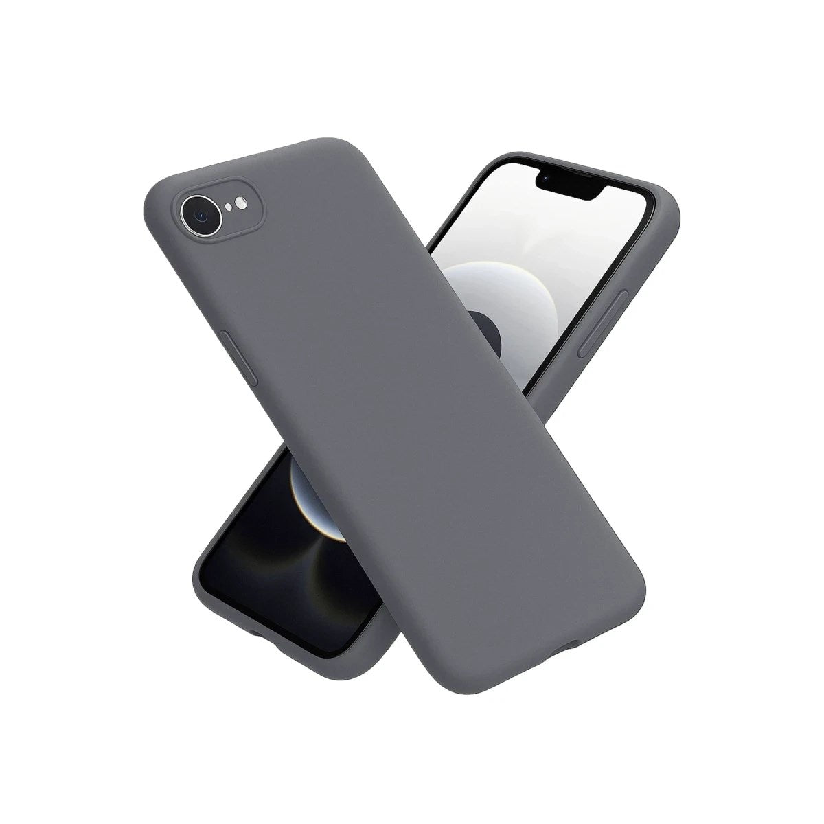 Mey İthalat® iPhone 16E Kılıf First Silikon - Gri